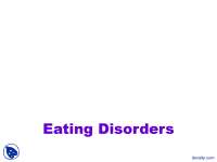 Eating Disorders: Prevalence, Types, Causes, and Treatments