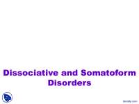 Dissociative and Somatoform Disorders: Understanding the Complexities of Mental Health
