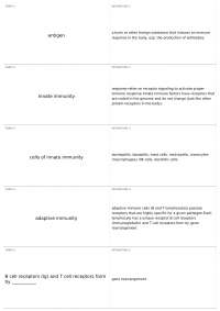 Exam 1 | BLD 434 - Clinical Immunology