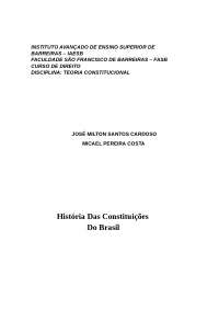 História das constituições do Brasil