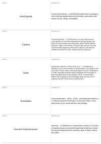 Quiz 2 - French Impressionism | MACS 261 - Survey of World Cinema I