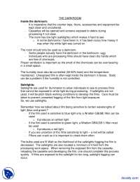 The Darkroom - Radiology - Lecture Notes