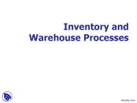 Inventory and Warehouse Processes - Business Processes - Lecture Slides