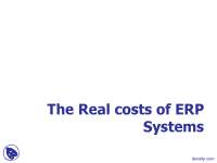 ERP Systems - Business Processes - Lecture Slides