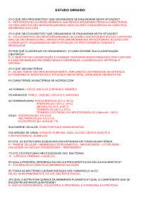 Estudo microbiol. respondido