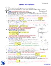 Basic Electronics - Instrumentation, Measurements, Statistics - Lecture Notes
