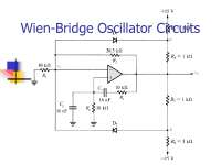 Wien-Bridge Oscillator Circuits: Design, Analysis, and Applications
