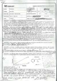 Provas Toxicologia