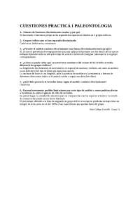 PRACTICAS DE PALEONTOLOGIA