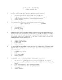Principles of Microeconomics for Honors - Practice Test 1 | ECON 2106 ...