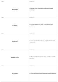 Midterm Verben-Imperfekt, Perfekt | GRM 201 - Second-Year German I