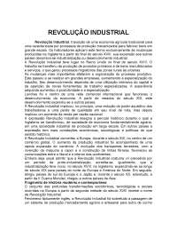 As transformações econômicas, tecnológicas e sociais na Revolução Industrial