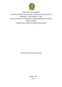 Apostila Bio Celular IFMA