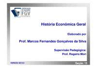 História da Economia - 15
