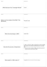 Science Foundations 101 Exam #3 | GENE  - Genetics 1 - Introduction
