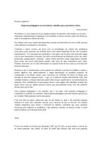 resulmo do livro currículo ,Capitulo 9 