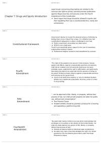 Chapter 7:Drugs and Sports | BLAW 3230 - SPORTS LAW