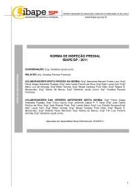 Norma de inspeção predial