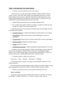 NEUROCIENCIAS primer parcial - Apuntes de Neurociencia - Docsity