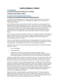 América Indígena y Colonial