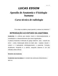 Anatomia e fisiologia para radiologia: sistemas e patologia