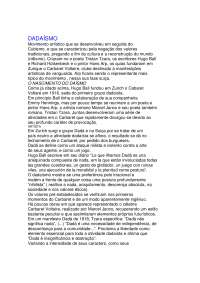 O Nascimento do Dadaísmo