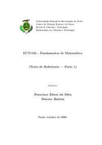 Fundamentos de matemática: Conjunto Númericos Parte1