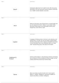 Psychologists for Exam 4 Cesario | PSY 235 - Social Psychology