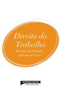 SINOPSES JURÍDICAS 28 - DIREITO DO TRABALHO - 3 edição