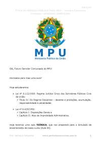 Infrações e Improbidade Administrativa no Serviço Público