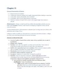 Muscles - Anatomy and Physiology I - Chapter 11 | CBIO 2200 | Study ...