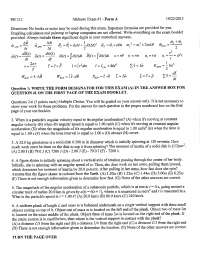 Midterm Exam 1 Form A - General Physics with Calculus | PH 212 - Docsity