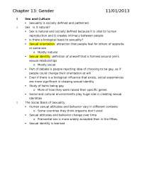Notes on Sex and Culture - Gender - Introduction to Sociology ...