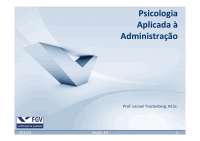 Psicologia Aplicada ADM - Seção 10