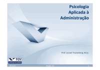 Psicologia Aplicada ADM - Seção 12