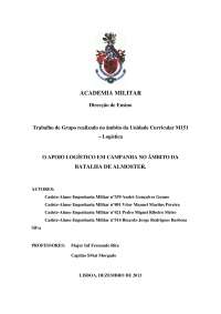 O apoio logístico no âmbito da Batalha de Almoster