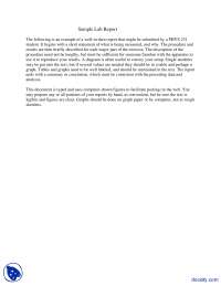 Lab Report Example - Waves and Optics - Lab Manual - Docsity