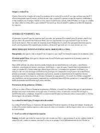 Origen y evoluciÃ³n de la vida: Darwin, Sintesis PrebÃ­otica y TeorÃ­as de la EvoluciÃ³n