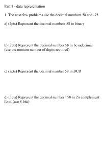 ECE 2504, Fall 2013 Exam 1 Answers Key - Prof. Kristie L. Cooper