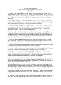 Roots & Consequences of Pride in Western Civilization: Humanities 102 Study Guide - Prof. 