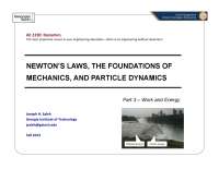 Work-Energy Theorem in One and Three Dimensions: Derivation and Applications - Prof. Josep