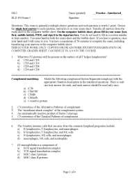 Clinical Immunology - Examination 1 Unsolved | BLD 434
