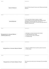 Cesario Exam 1 | PSY 235 - Social Psychology