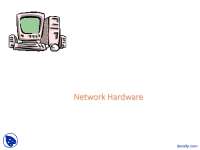 Networking Hardware - Network Communication - Lecture Slides
