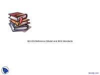 ISO-OSI - Communication Theory - Lecture Slides
