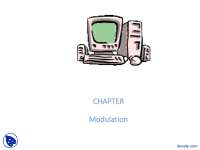 Modulation - Communication Theory - Lecture Slides