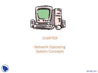 Network OS Concepts - Network Communication - Lecture Slides
