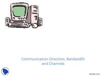 Frequency and Bandwidth - Communication Theory - Lecture Slides