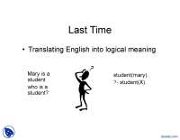 Syntactic Structure - Introduction to Formal Semantics - Lecture Slides