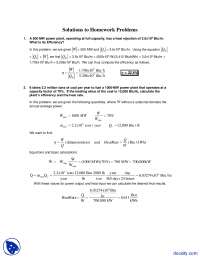 Efficiency - Alternative Energy Engineering - Solved Homework